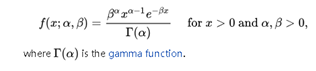 伽马分布函数式